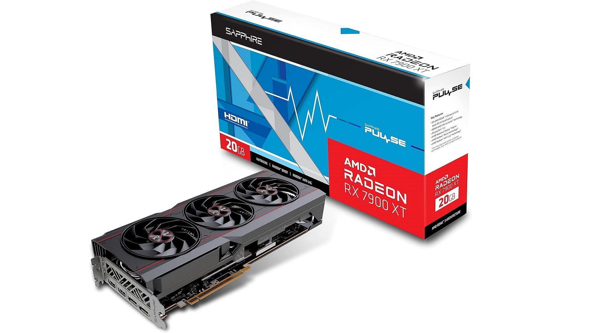 Sapphire Pulse AMD Radeon RX 7900 XT Gaming GPU (Image via Sapphire/Amazon)