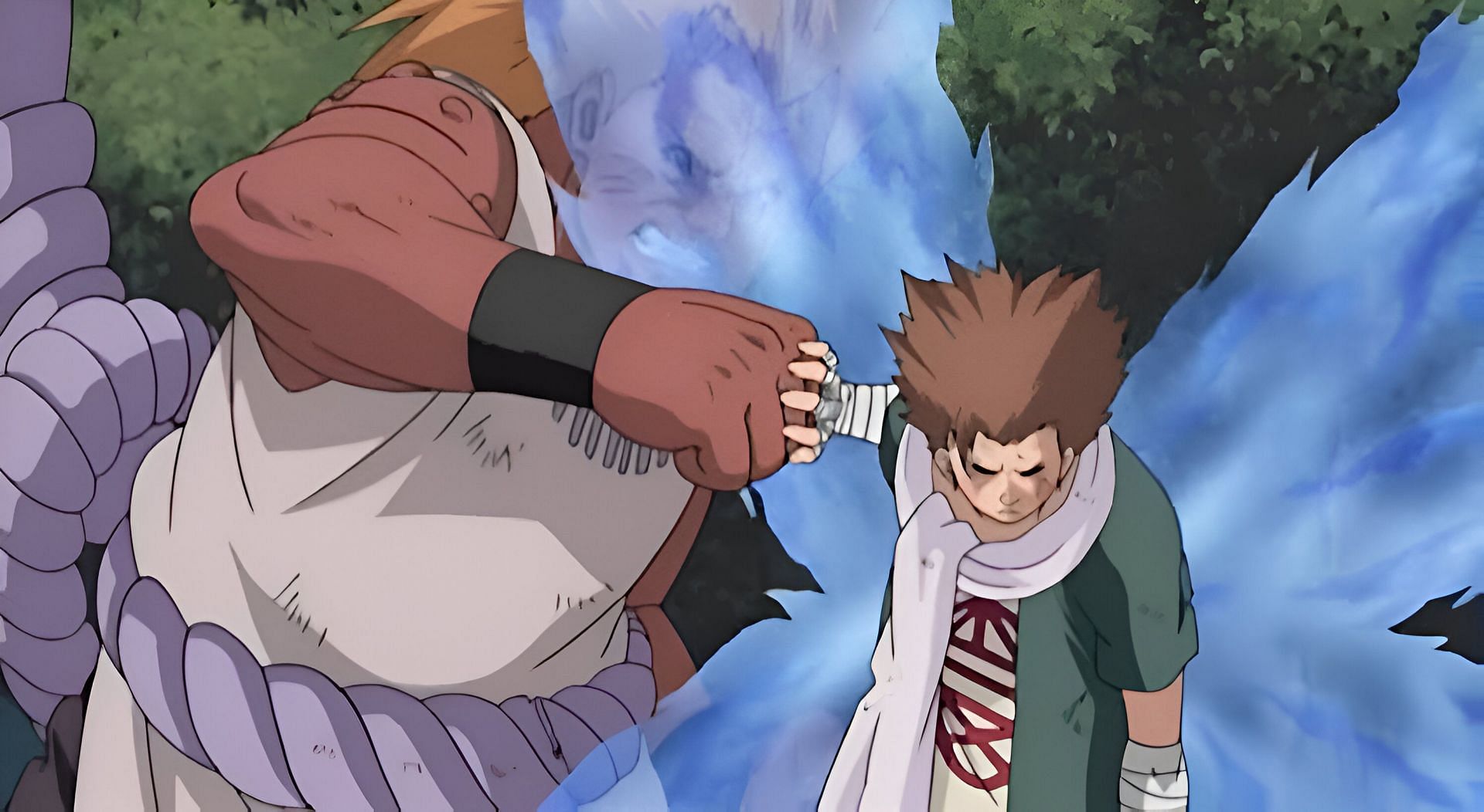 Jirobou (left) and Choji (right) as seen in the anime (Image via Studio Pierrot)