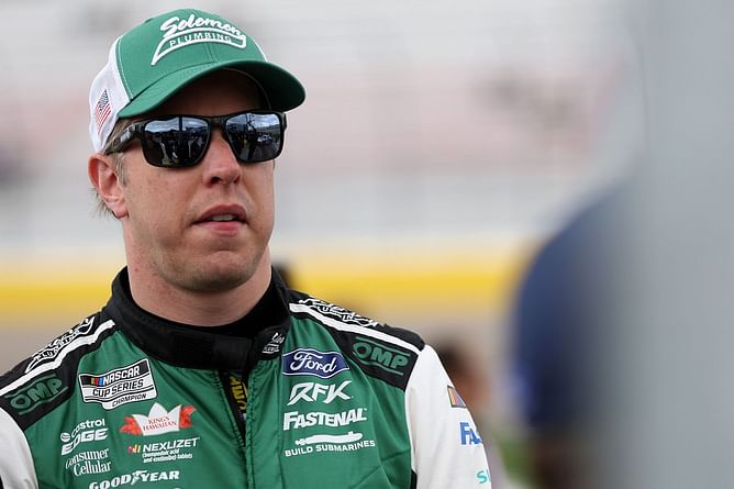Brad Keselowski prepares to "Bump & Run" at upcoming NASCAR Bristol race courtesy daughter Autumn