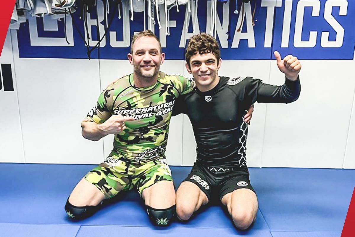 Mikey Musumeci and Tom Hardy [Photo via: ONE Championship]