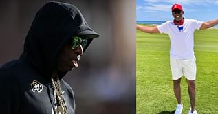 IN PHOTOS: $45M worth Deion Sanders shows off dapper attire during exciting family vacation in Dominican Republic