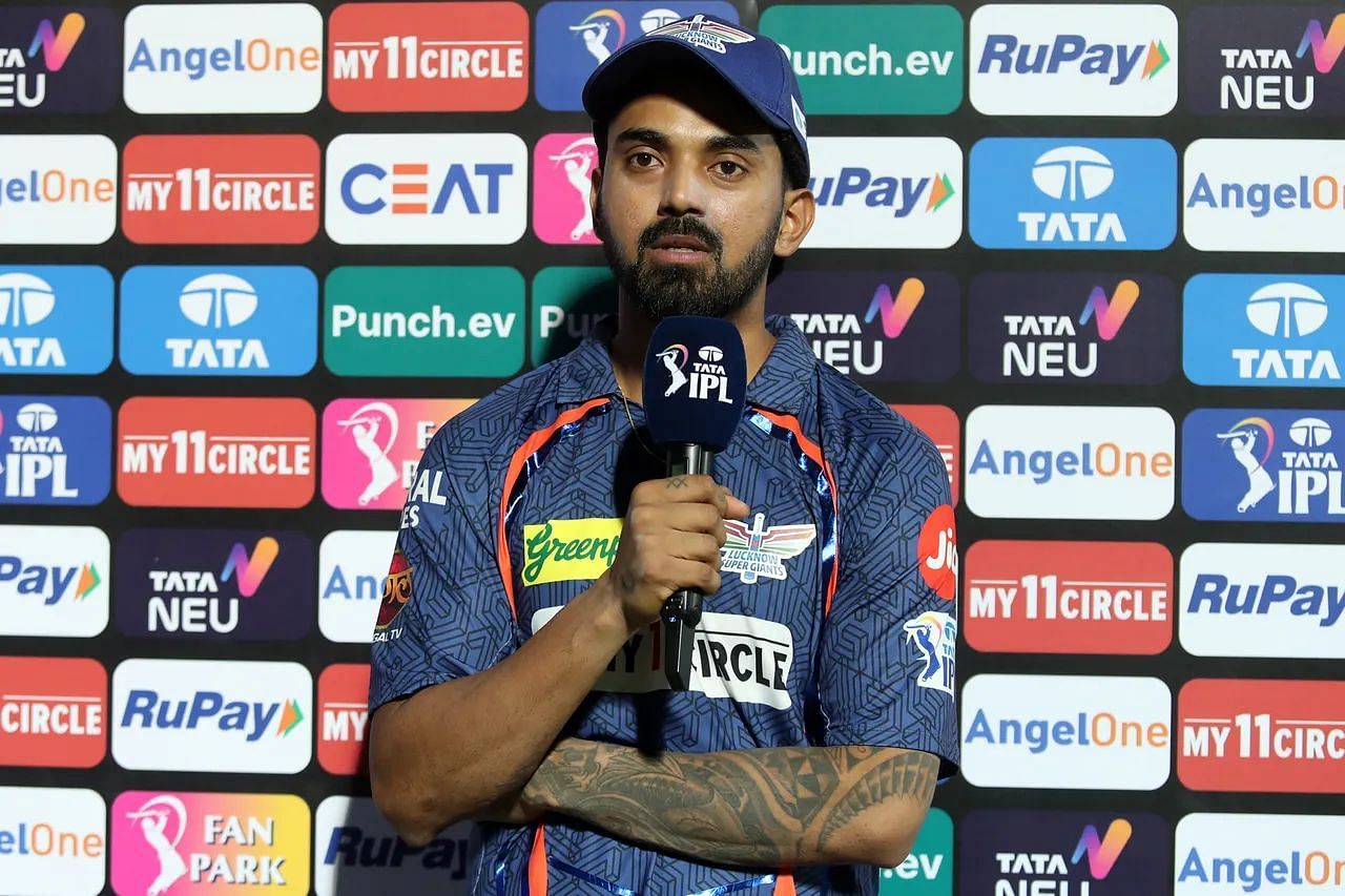 KL Rahul during the interview (Credits: IPL)