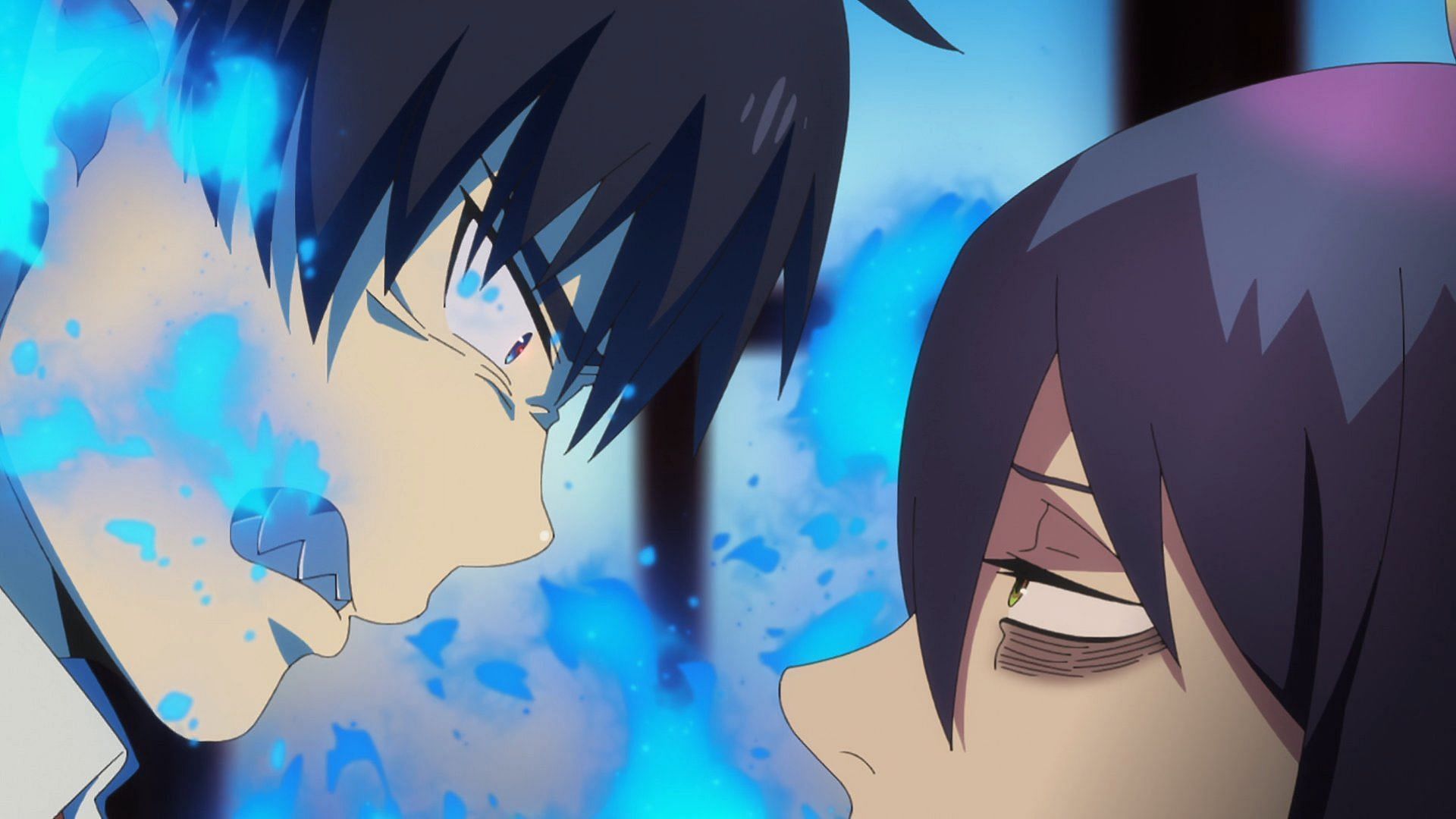 Rin and Mephisto, as seen in the anime (Image via Studio VOLN)