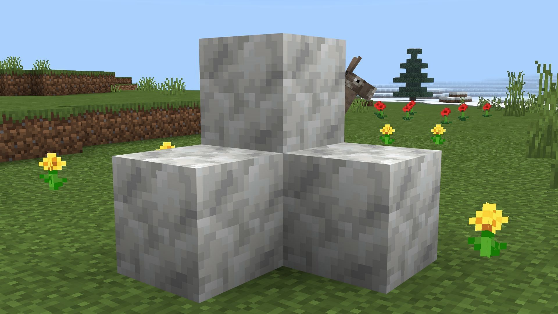 Calcite is only used as a decorative block (Image via Mojang Studios)