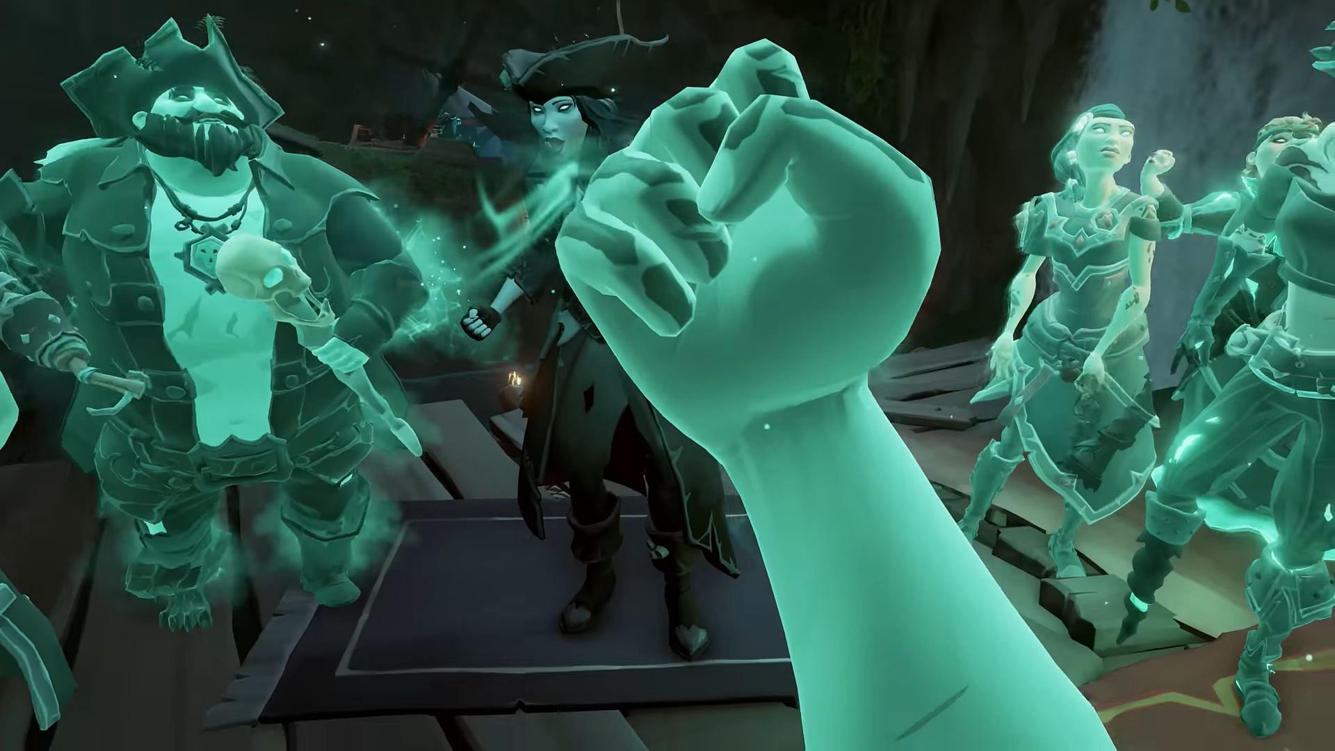 Blessing of Athena&#039;s Fortune ceremony in Sea of Thieves (Image via Rare)