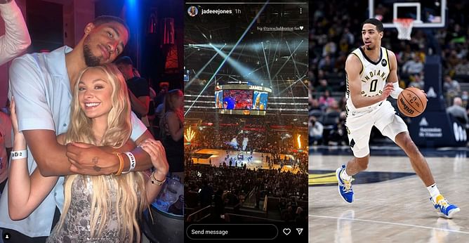 Tyrese Haliburton's girlfriend Jade Jones starstruck with his performance in win vs Clippers