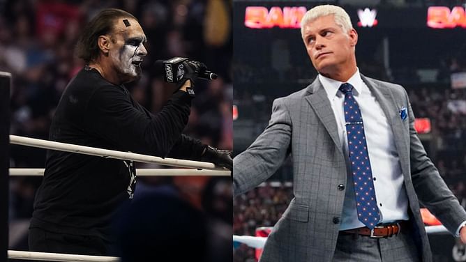 Sting reacts to Cody Rhodes's tribute after retirement at AEW Revolution