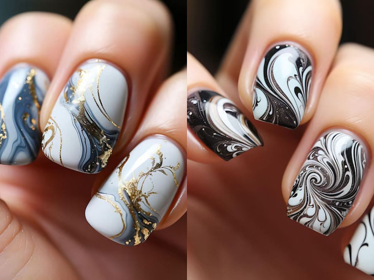 Everything about the Marble manicure trend (Image via freepik.com)