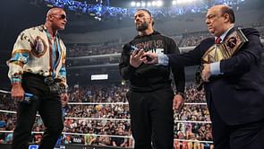 The Rock reacts to Paul Heyman being announced for the WWE Hall of Fame