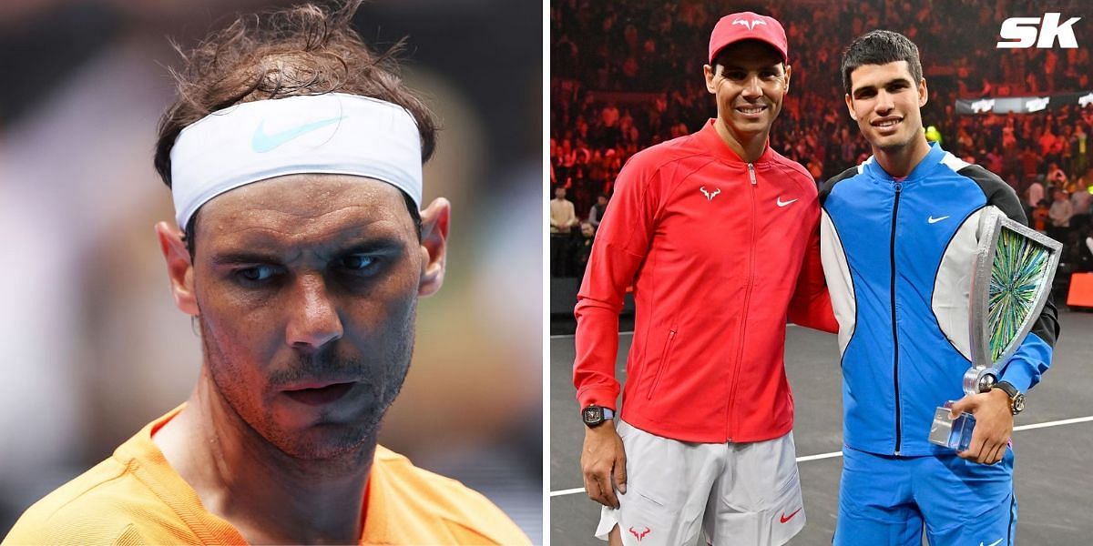 Nadal played against Alcaraz in the inaugural Netflix Slam