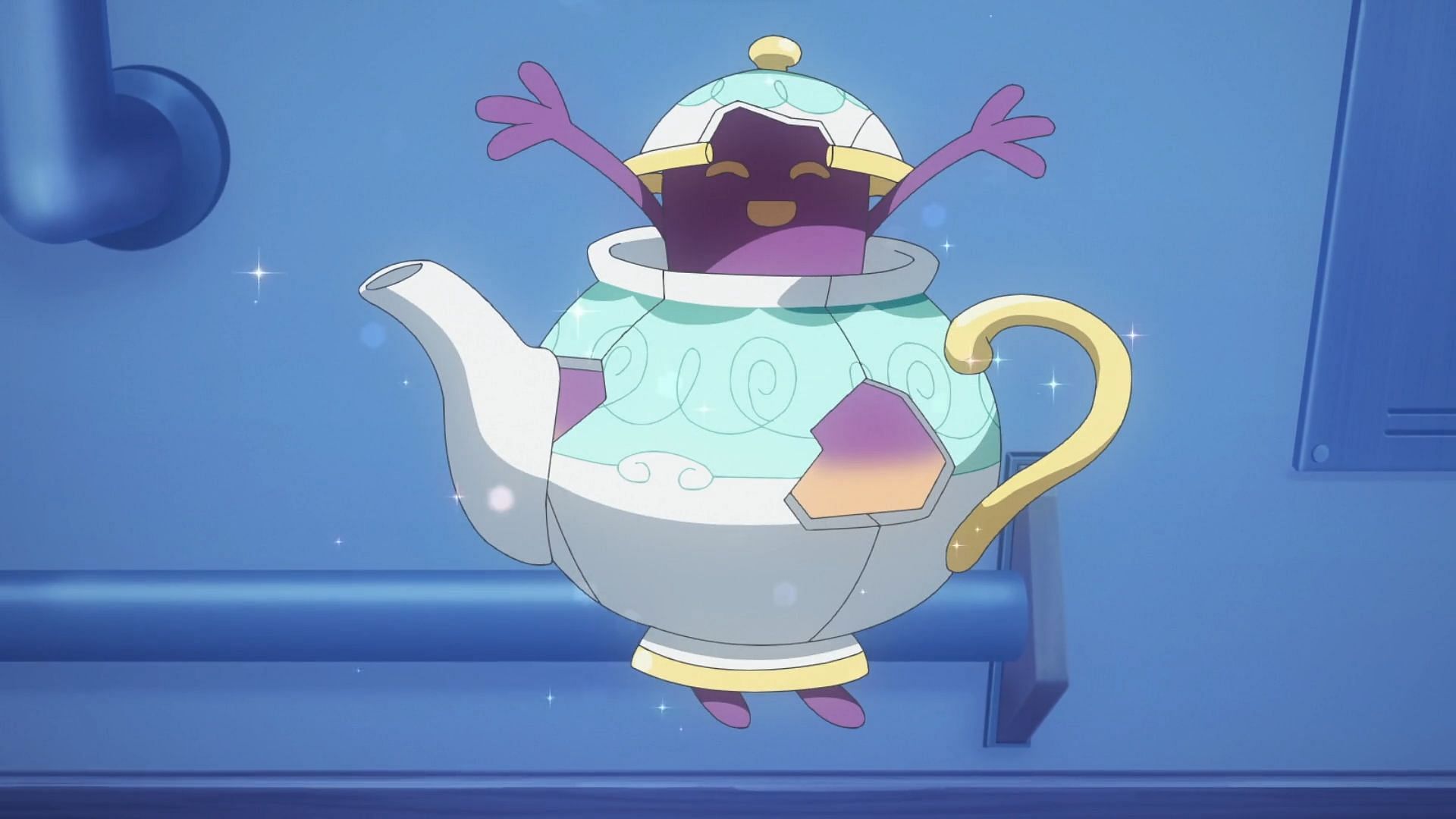 Polteageist&#039;s original design was inspired by old English tea pots (Image via The Pokemon Company)