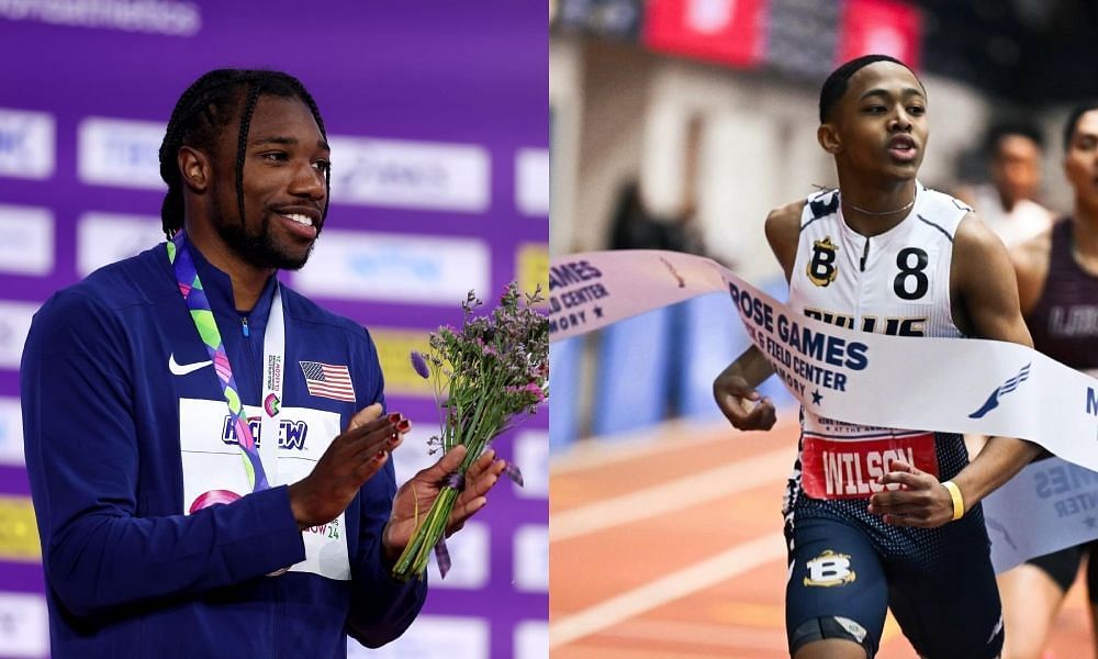 Noah Lyles and Quincy Wilson