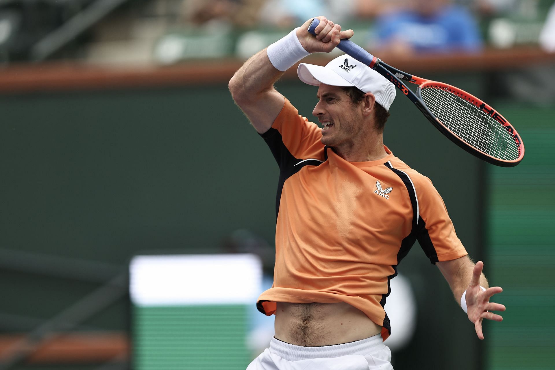 Andy Murray in action at the Indian Wells Masters