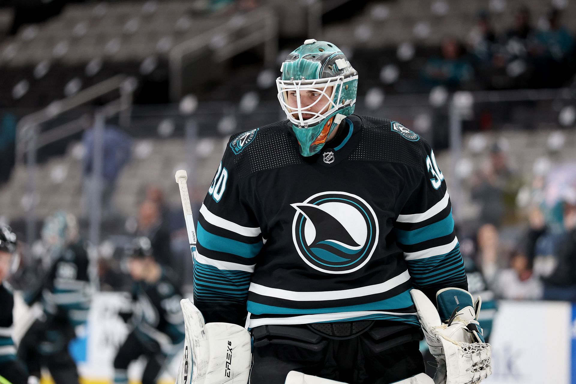 Magnus Chrona will most likely start for the San Jose Sharks.