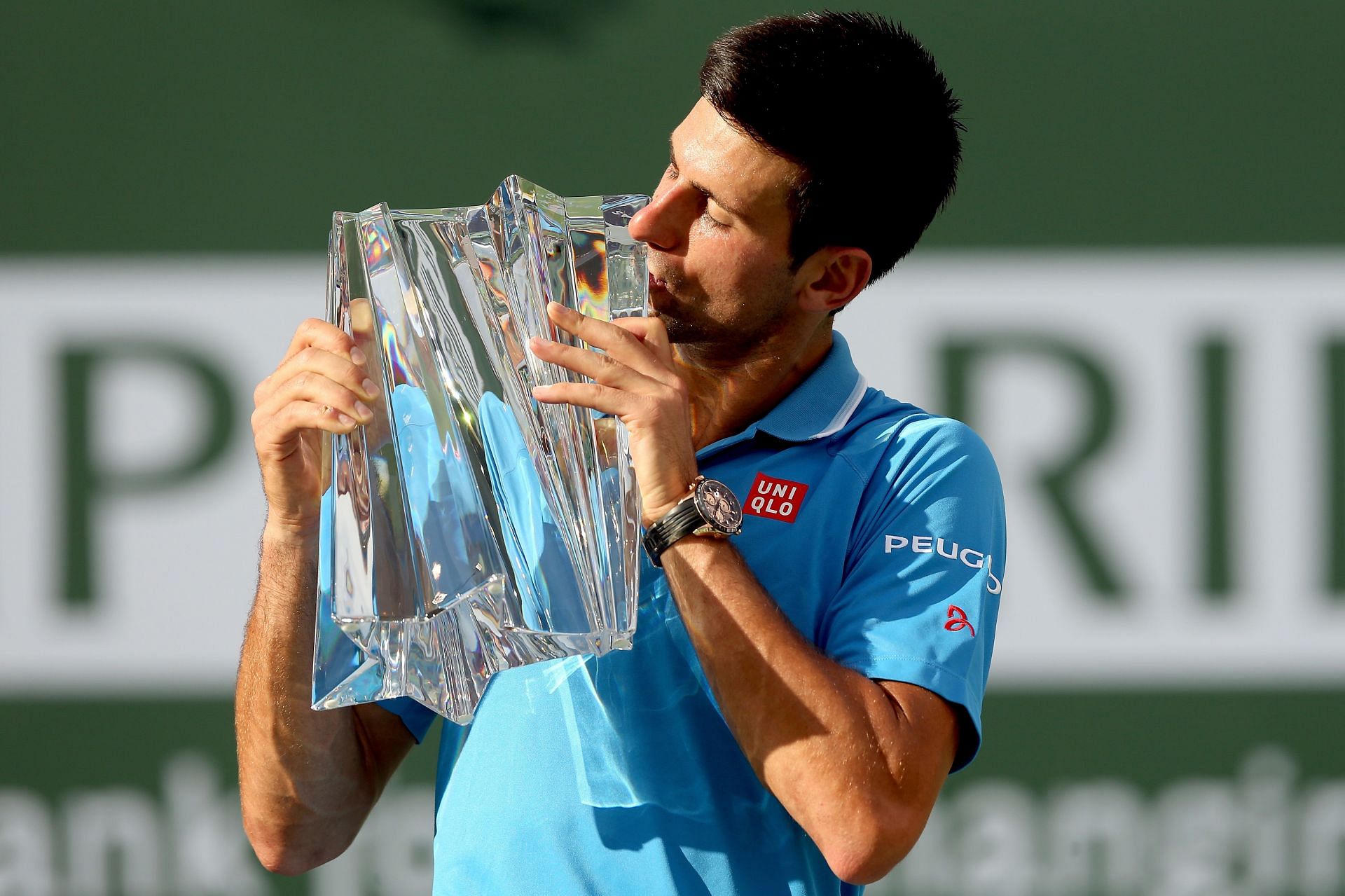 Novak Djokovic at the BNP Paribas Open 2015