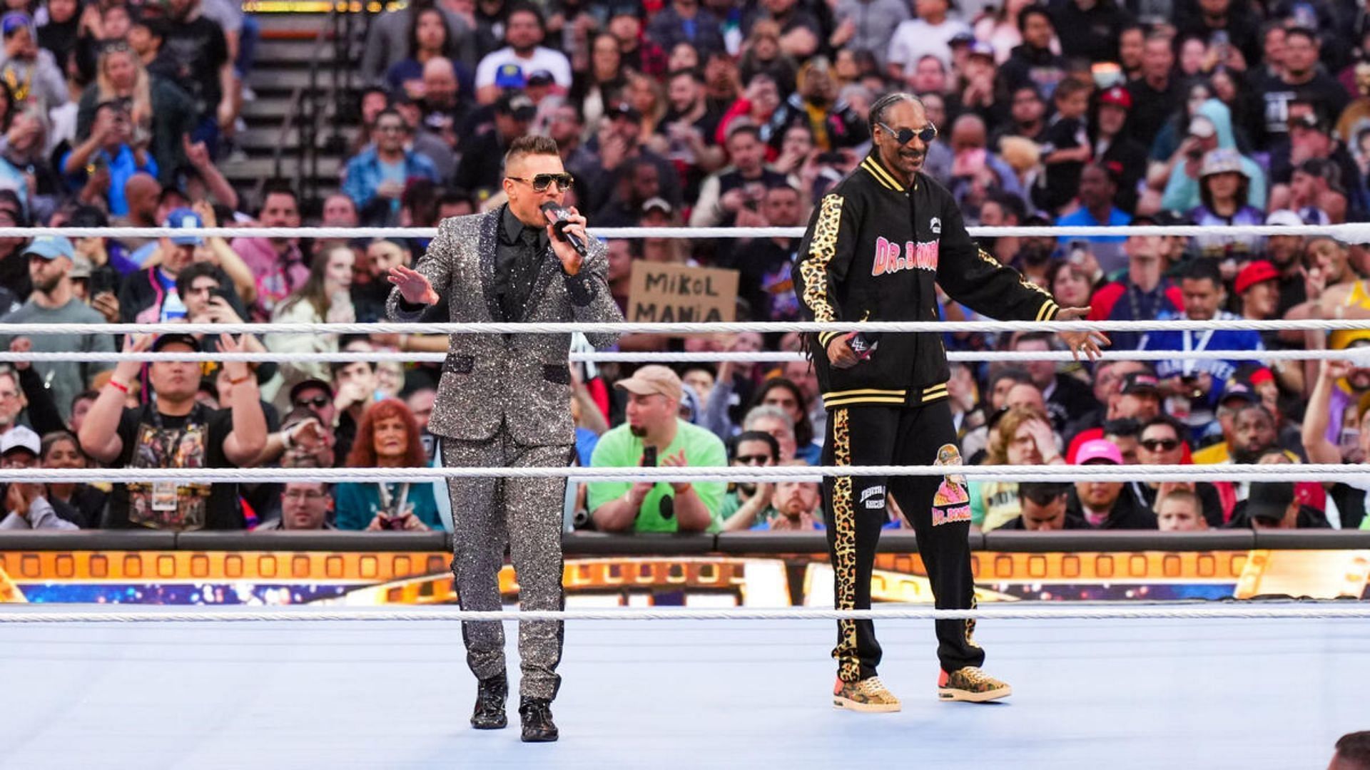 Snoop Dogg and The Miz hosted WrestleMania 39 last year.