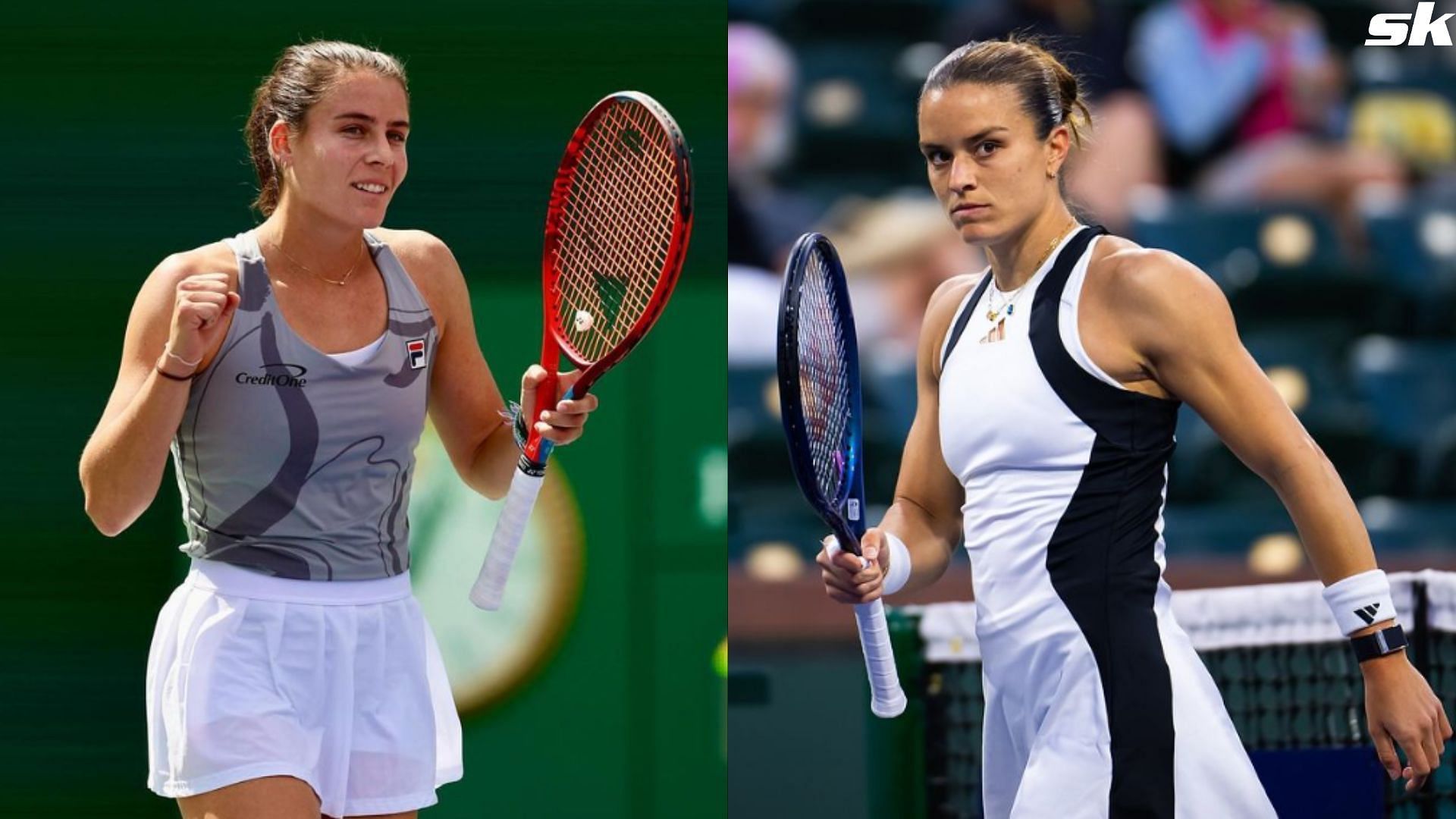 Maria Sakkari and Emma Navarro, 2024 BNP Paribas Open Quarter-finals
