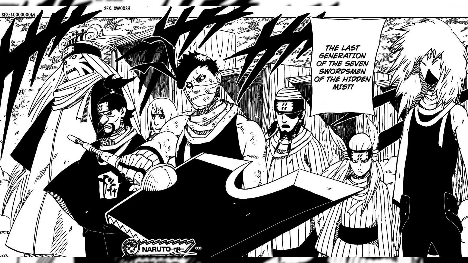 The Seven Ninja Swordsman of the Mist (Image via Shueisha)