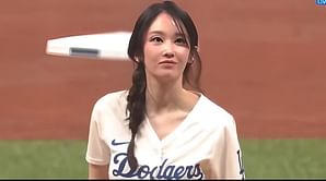 "Can see the amount of practice" - 'Rising Star' actress Jeon Jong Seo wows MLB fans with flawless first pitch at Dodgers vs. Heroes game