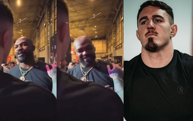 "I wasn't there to be disrespectful" - Tom Aspinall reflects on putting his hand on Jon Jones' shoulder during their viral face-off