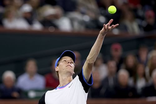 Jannik Sinner at Indian Wells 2024.