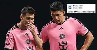 "Just like the good old days", "Don''t listen to the haters" - Inter Miami fans hail Lionel Messi and Luis Suarez after draw against Nashville