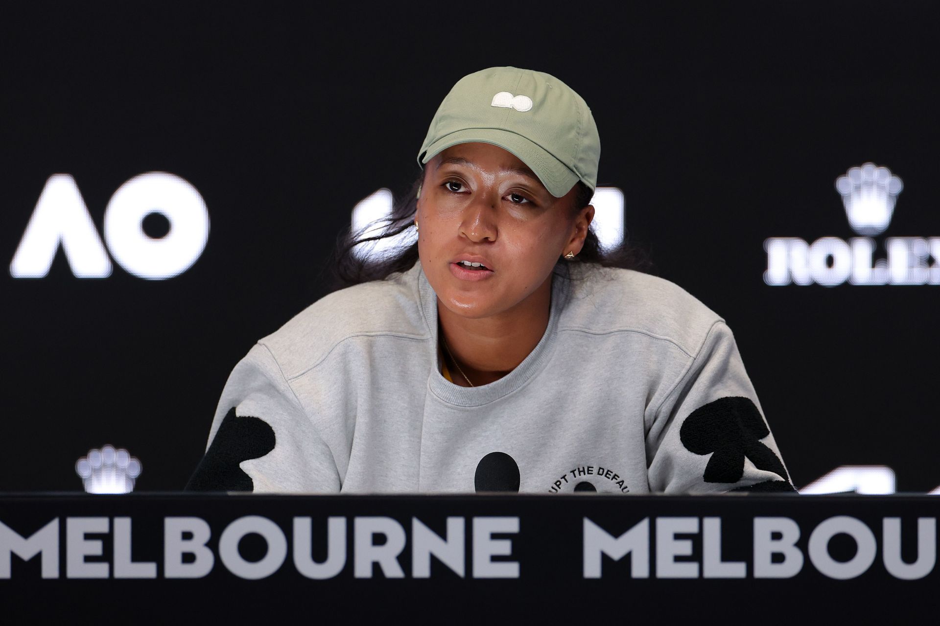 Naomi Osaka at the 2024 Australian Open