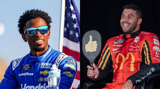”F**k off Bubba Wallace‬”: NASCAR fans react to Rajah Caruth’s first Truck Series win at Las Vegas