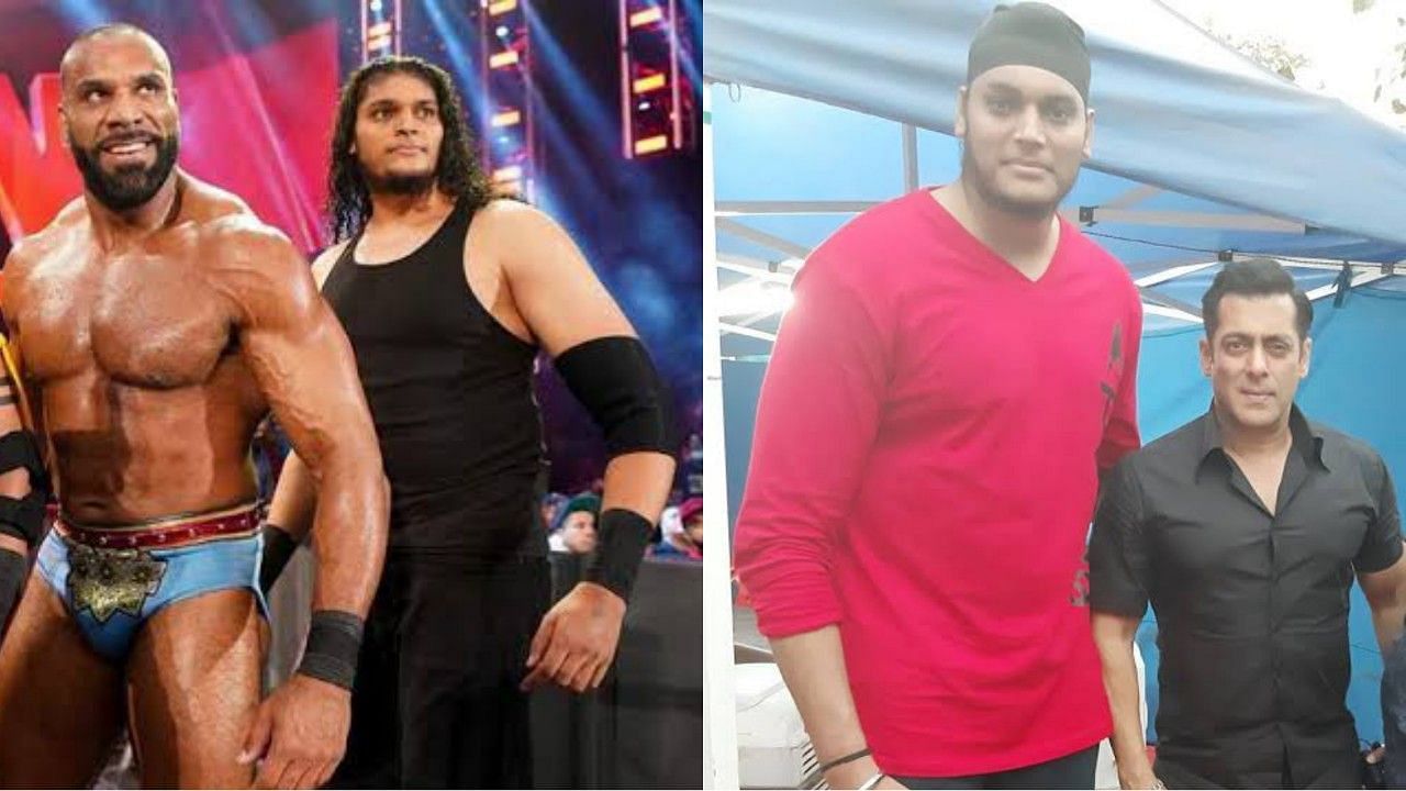 पूर्व WWE चैंपियन जिंदर महल, शैंकी सिंह और सलमान खान 