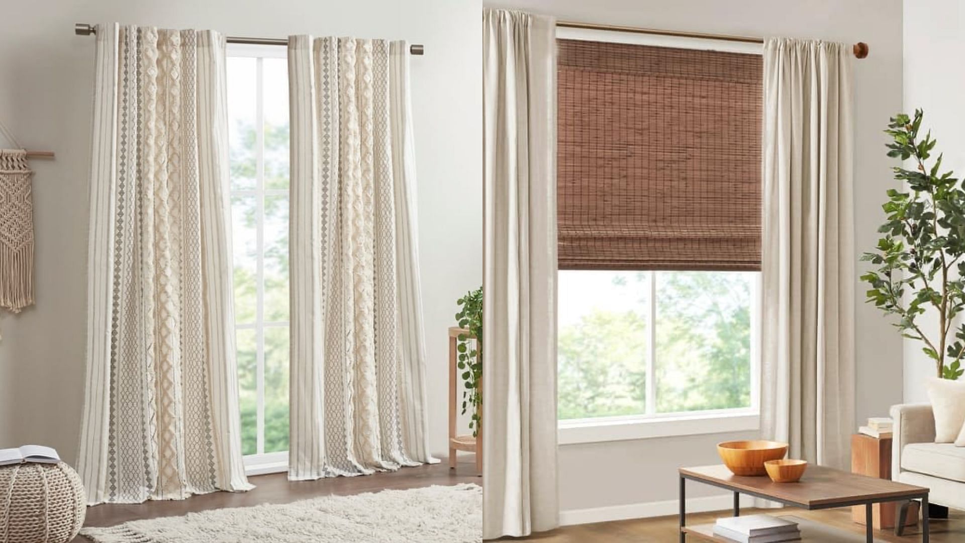 Window treatment ideas (Image via Bed Bath and Beyond)