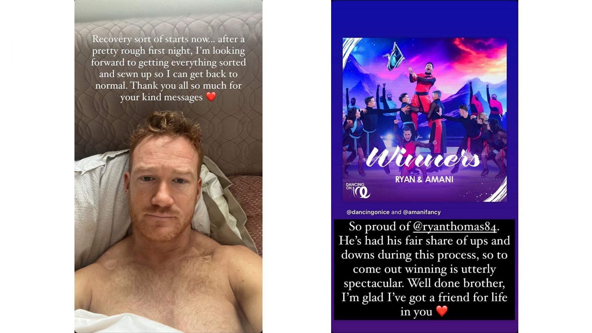 Greg Rutherford wished the winner of Dancing On Ice (Image via Instagram/gregjrutherford)