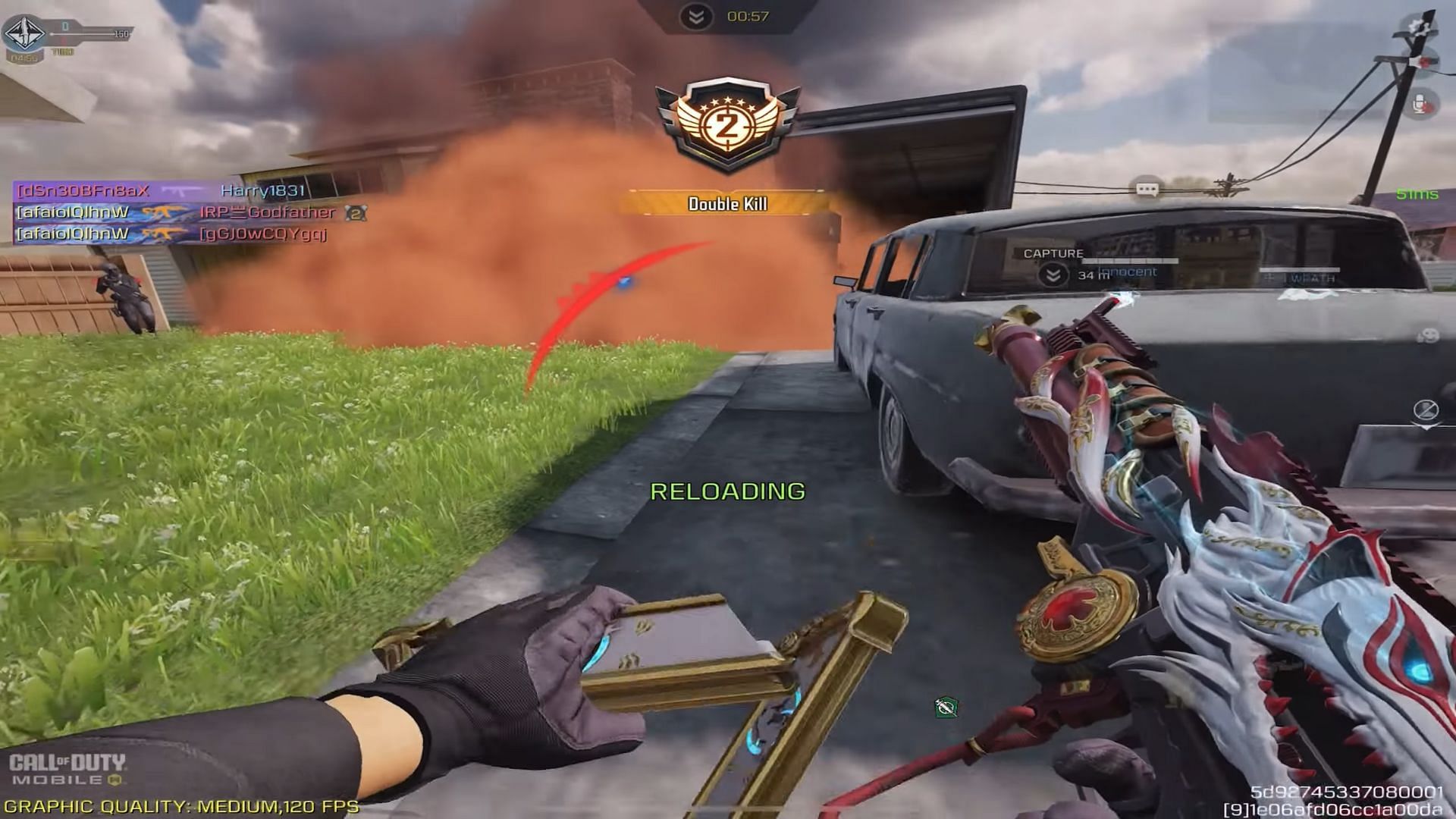 KN44 Assault rifle gameplay (Image via Strange One Gaming YT)