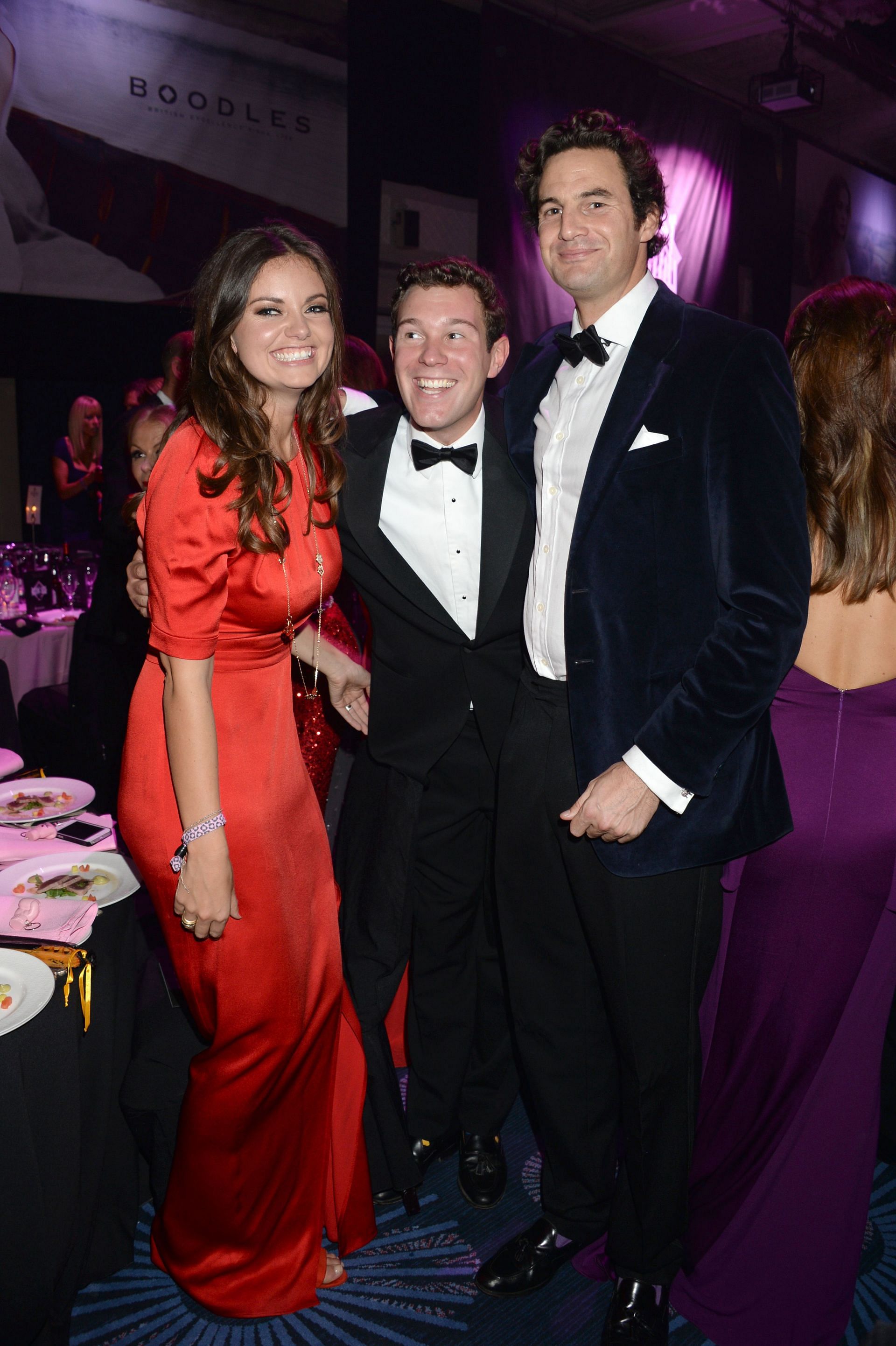 Natasha Rufus Isaacs (L) with Rupert Finch (R) in 2013 (Getty Images)