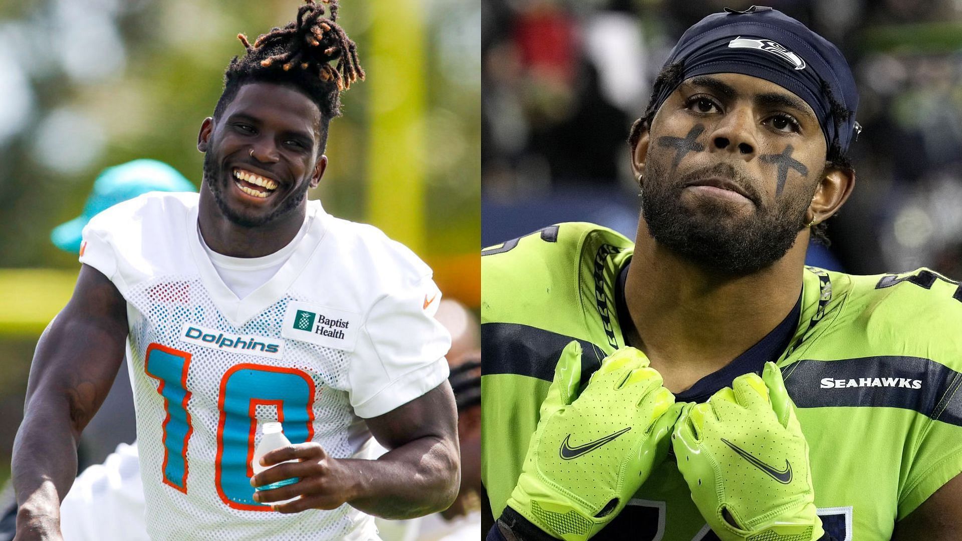Tyreek Hill and Jordyn Brooks suit up for the Miami Dolphins in the 2024 NFL season