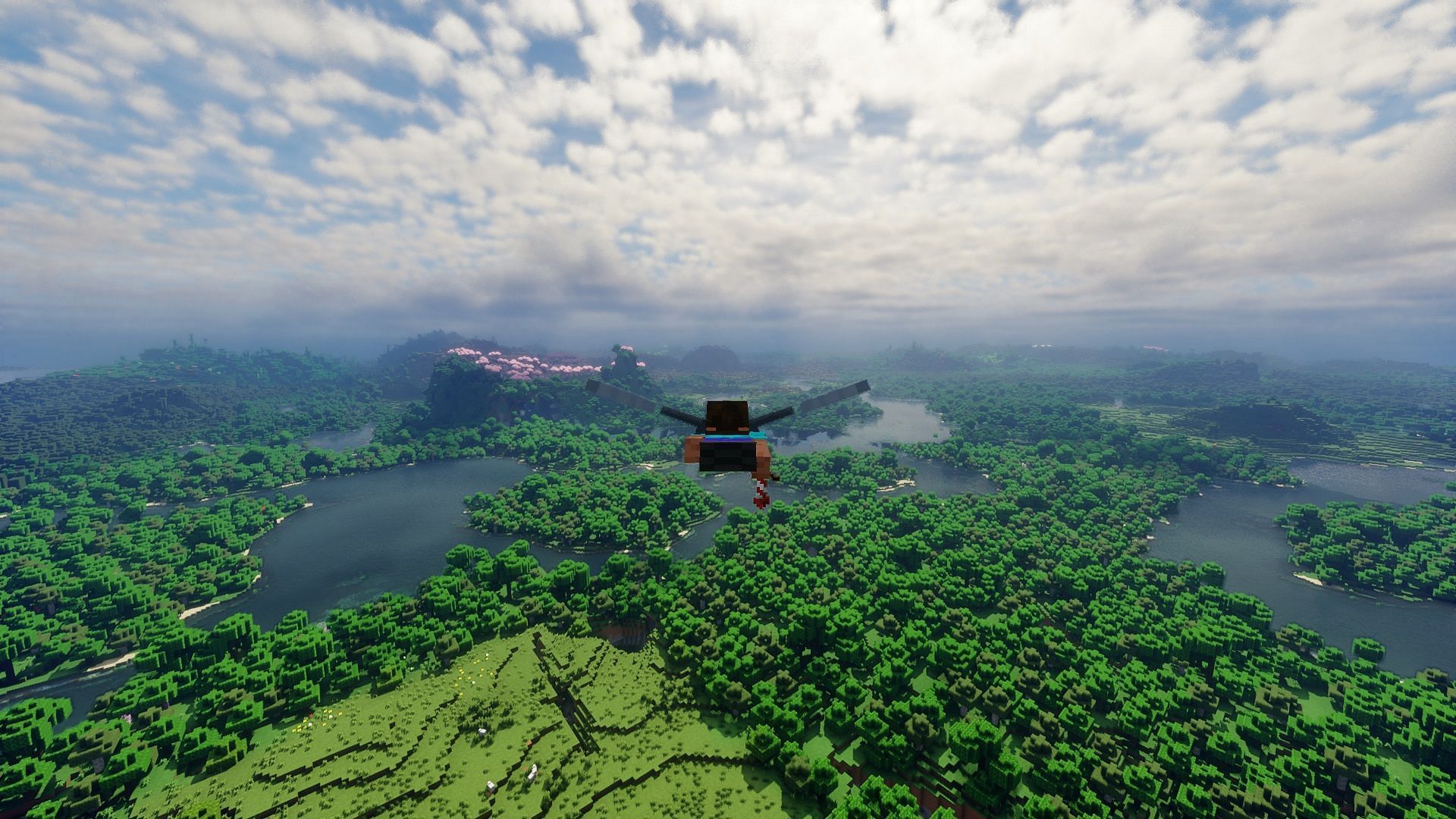 How to use shaders in Minecraft Distant Horizons mod