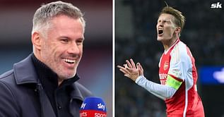 “I was too scared” - Arsenal captain Martin Odegaard makes honest admission as Carragher asks cheeky question after win over Sheffield United