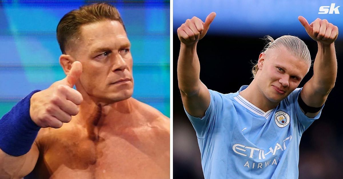 John Cena and Erling Haaland helped promote Manchester City