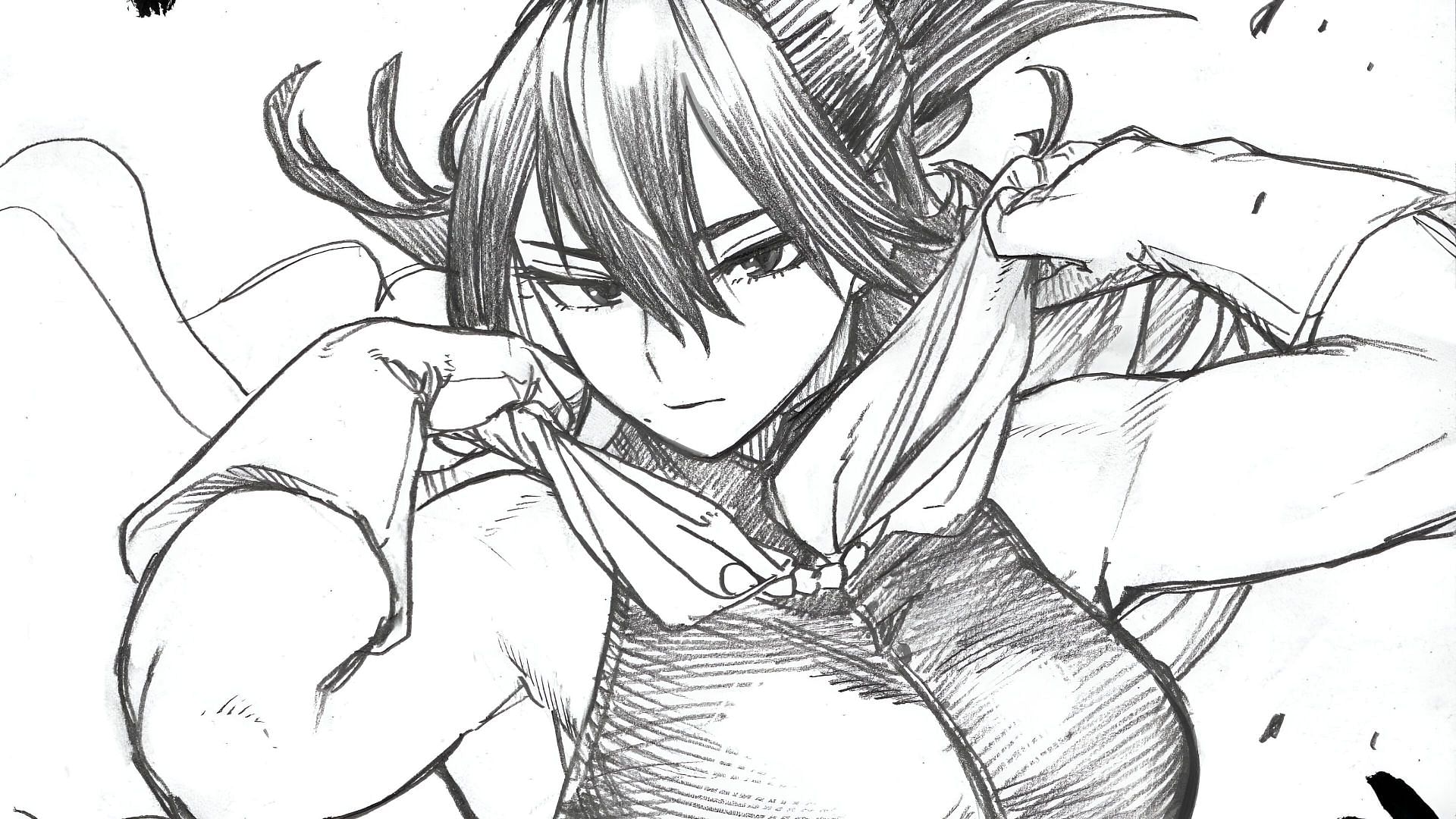 Nana Shimura as seen in the My Hero Academia manga (Image via Shueisha)