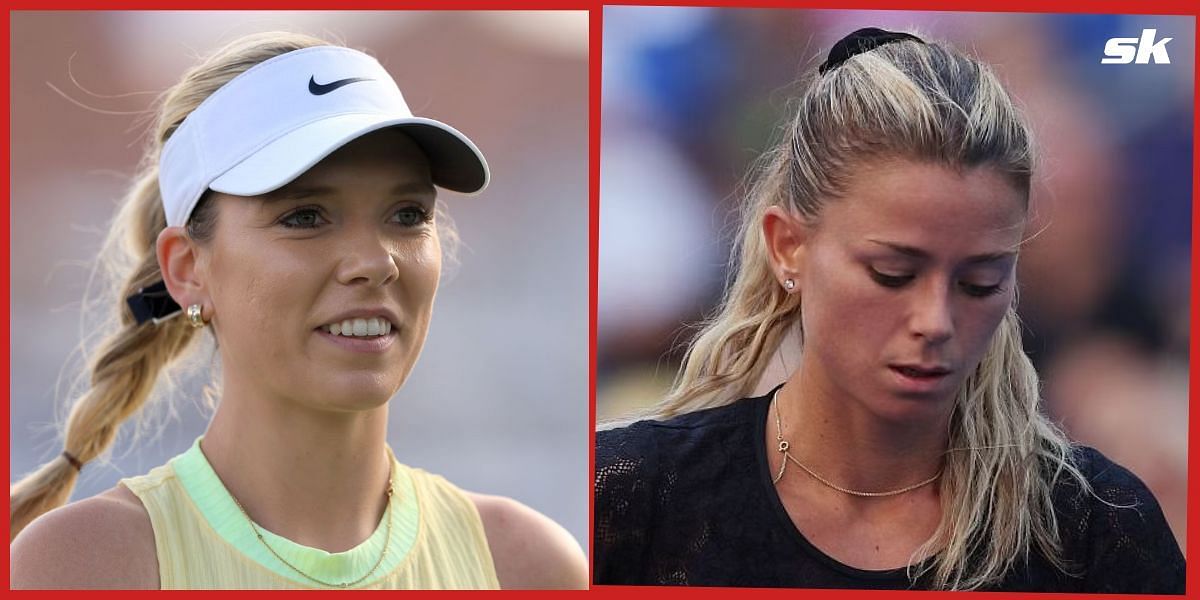 Katie Boulter and Camila Giorgi will clash in the opener.