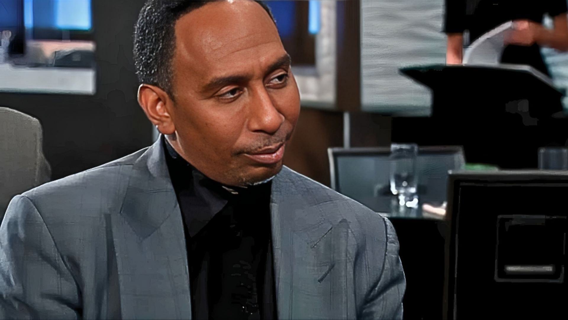 Stephen A. Smith plays the character Brick on General Hospital (Image via YouTube/General Hospital, 1:30)