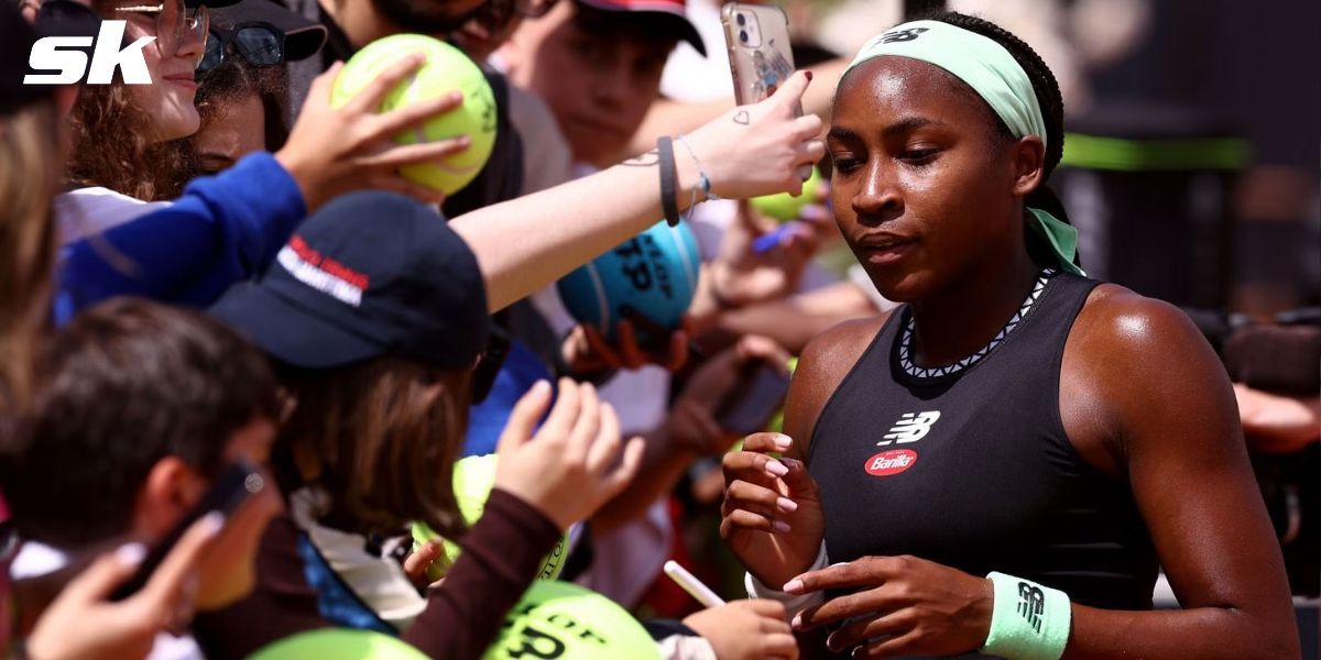 Coco Gauff during Italian Open 2023