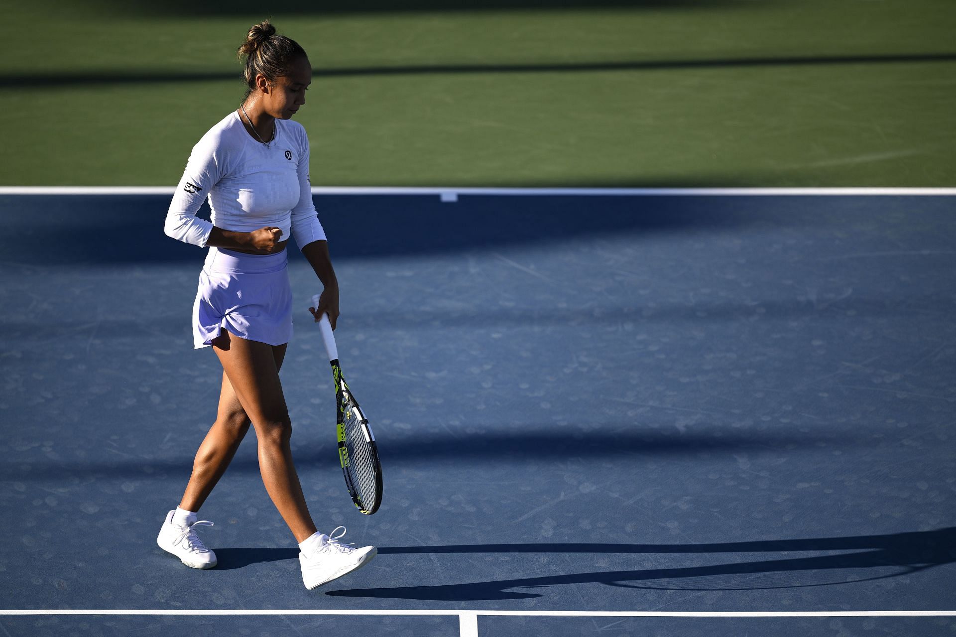 Fernandez at the WTA 500 San Diego Open 2024 - Day 2