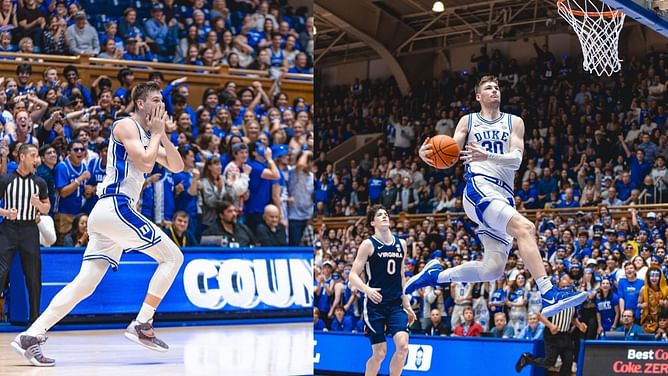 Duke star Kyle Filipowski reveals celebs whom he wants to play in front of ft. Ryan Reynolds, Peyton Manning and more
