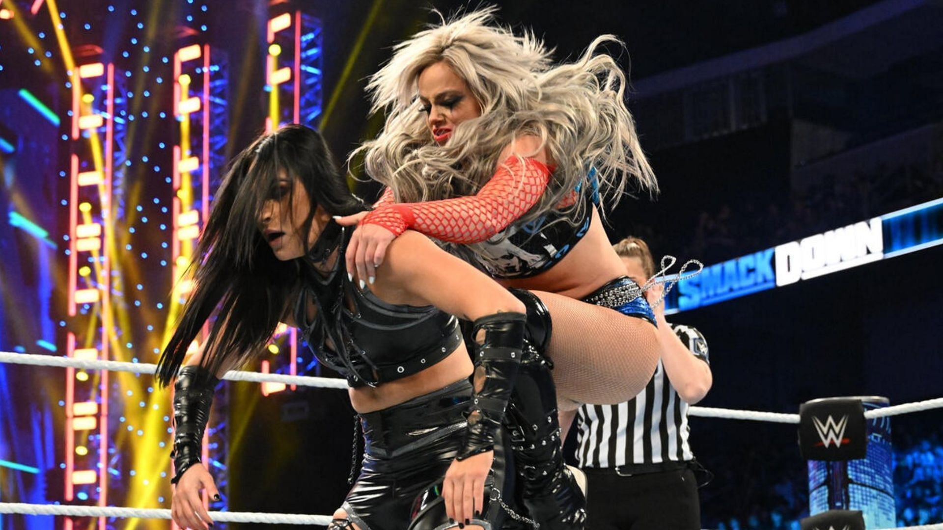 Liv Morgan and Sonya Deville were on hand for a former WWE superstar