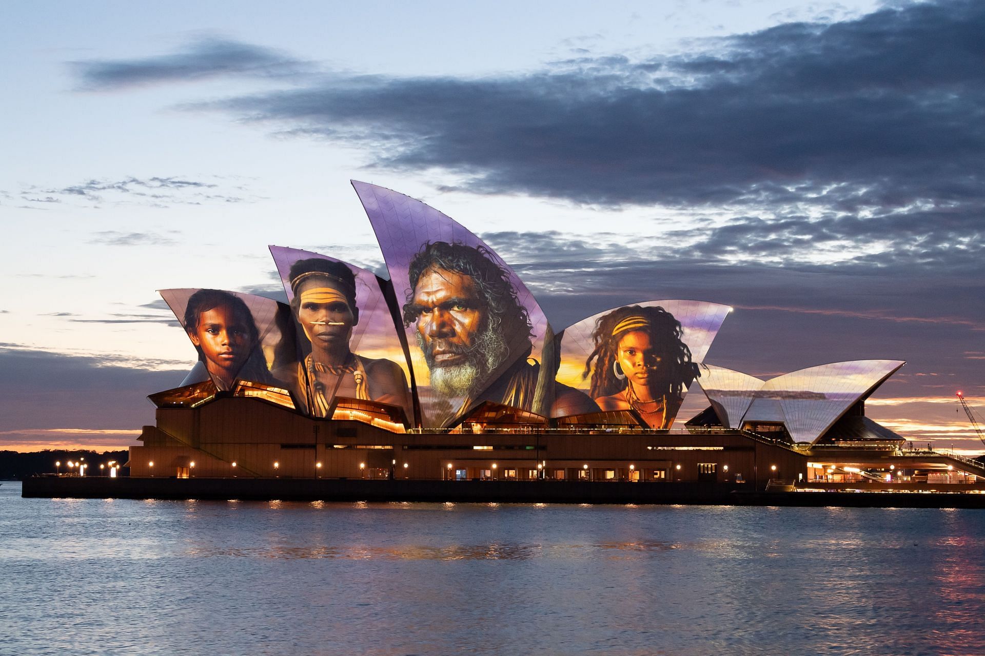 Opera House Sails Light Up With Indigenous Artwork On Australia Day