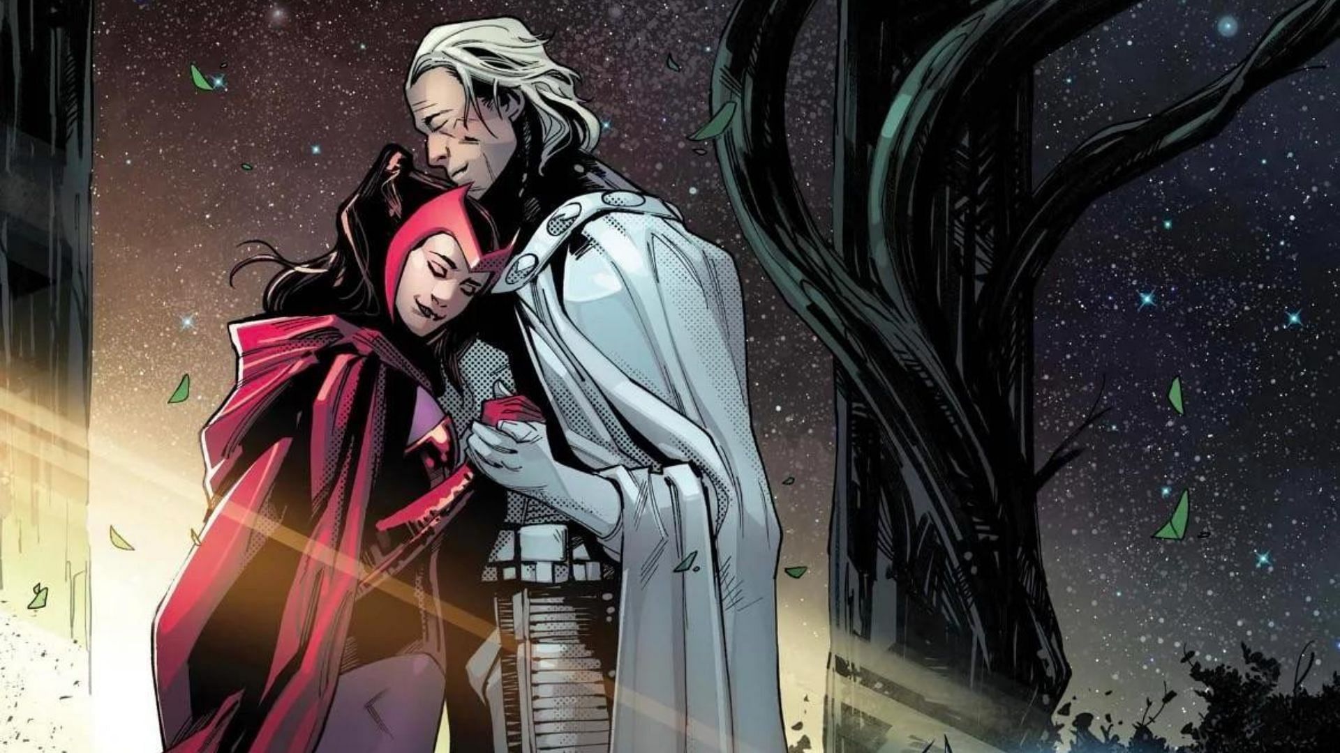 Magneto and Scarlet Witch from the comics (Image via Reddit)