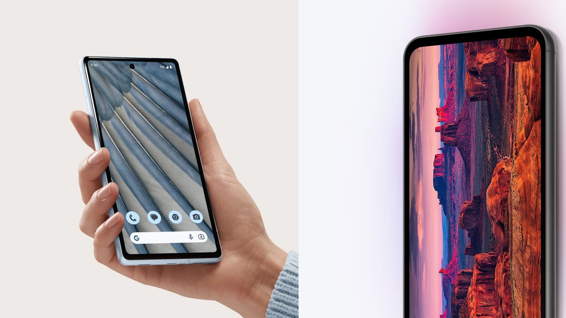 S23 FE and Pixel 7a offer great specifications for a competitive price. (Image via Google/Samsung)
