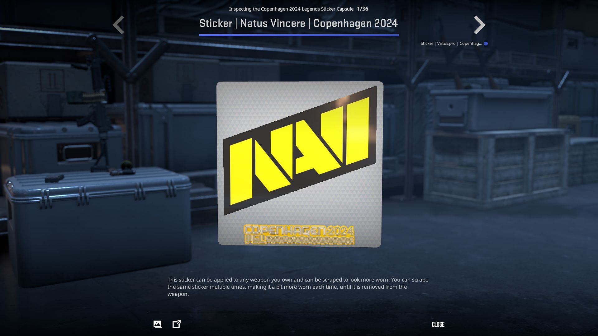 NAVI sticker (Image via Valve)