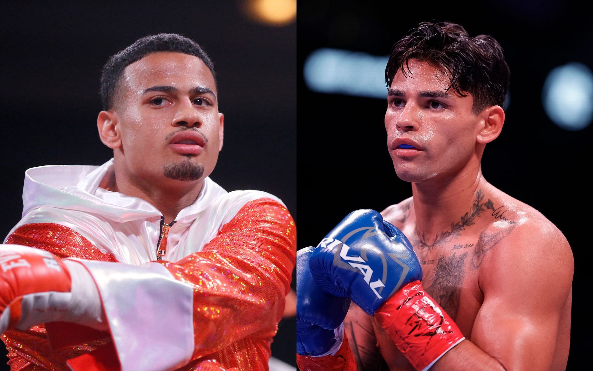 Rolly Romero (left) was previously expected to clash with Ryan Garcia (right) inside the squared circle [Images courtesy: Getty Images]