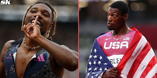 "If he’s mad, he should come out here" - Noah Lyles hits back at Fred Kerley calling USATF "puppets" over 4x400m team selection